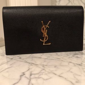 YSL Saint Laurent Monogram Clutch NWOT